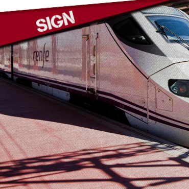 SIGN: MORE TRAINS TO TRAVEL BETTER