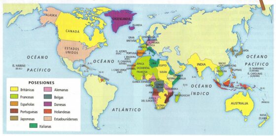 Imperialismo. Definición de conceptos. Diferenzas entre imperio, imperialismo, colonialismo e neocolonialismo