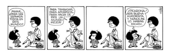 O humor político de Mafalda que o meme non sabe imitar